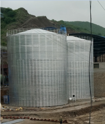 彭水粮食钢板仓的安装全过程不用热焊接